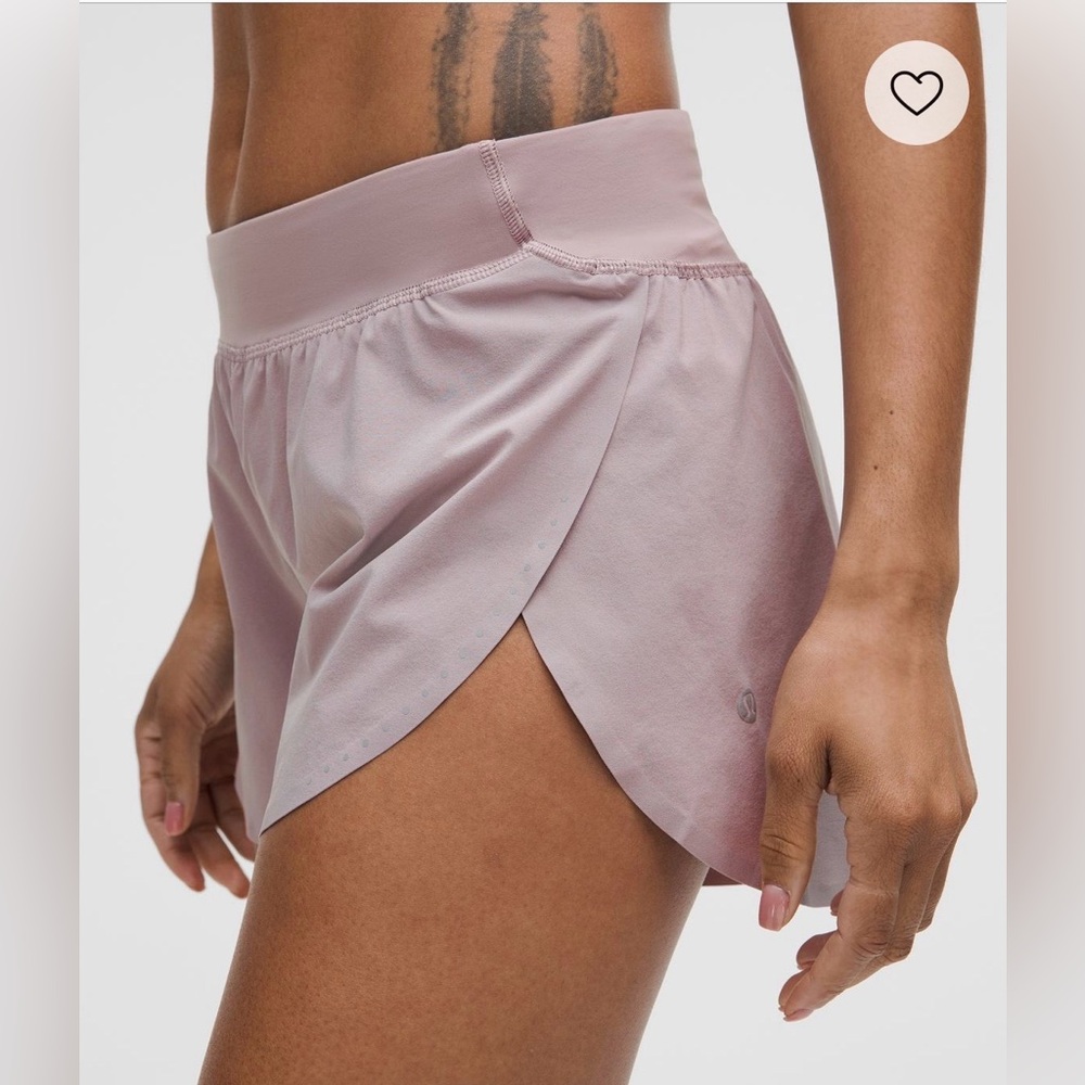 Lululemon Fast & Free High-Rise Classic-Fit Split Short 3" X-small NWT